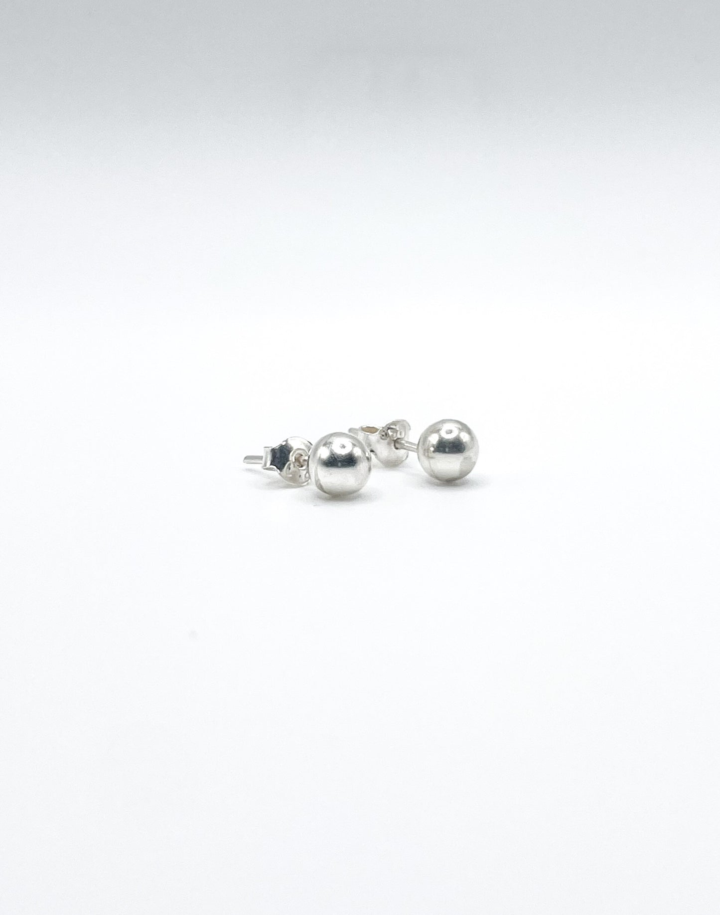 Medium Bead Stud Earrings