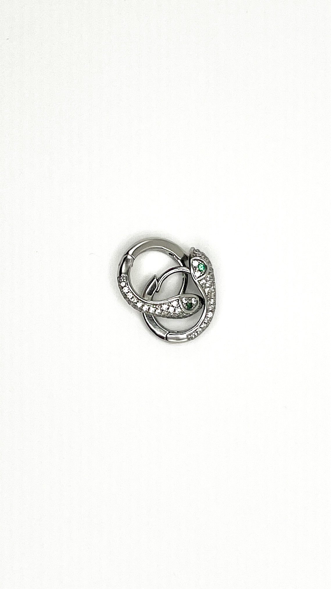 Snake Hoop Earrings