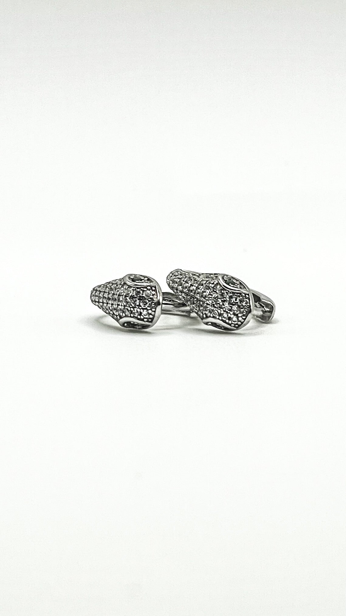Snake Hoop Earrings
