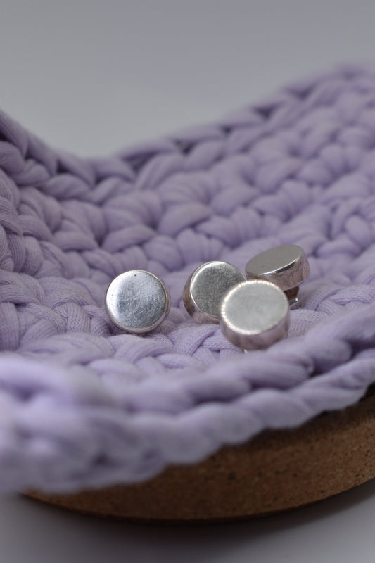 Button - Stud Earrings